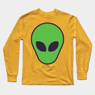 Alien Tie Dye Shirt UFO Aliens Long Sleeve T-Shirt